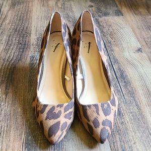 A New Day Leopard print size 9 heels